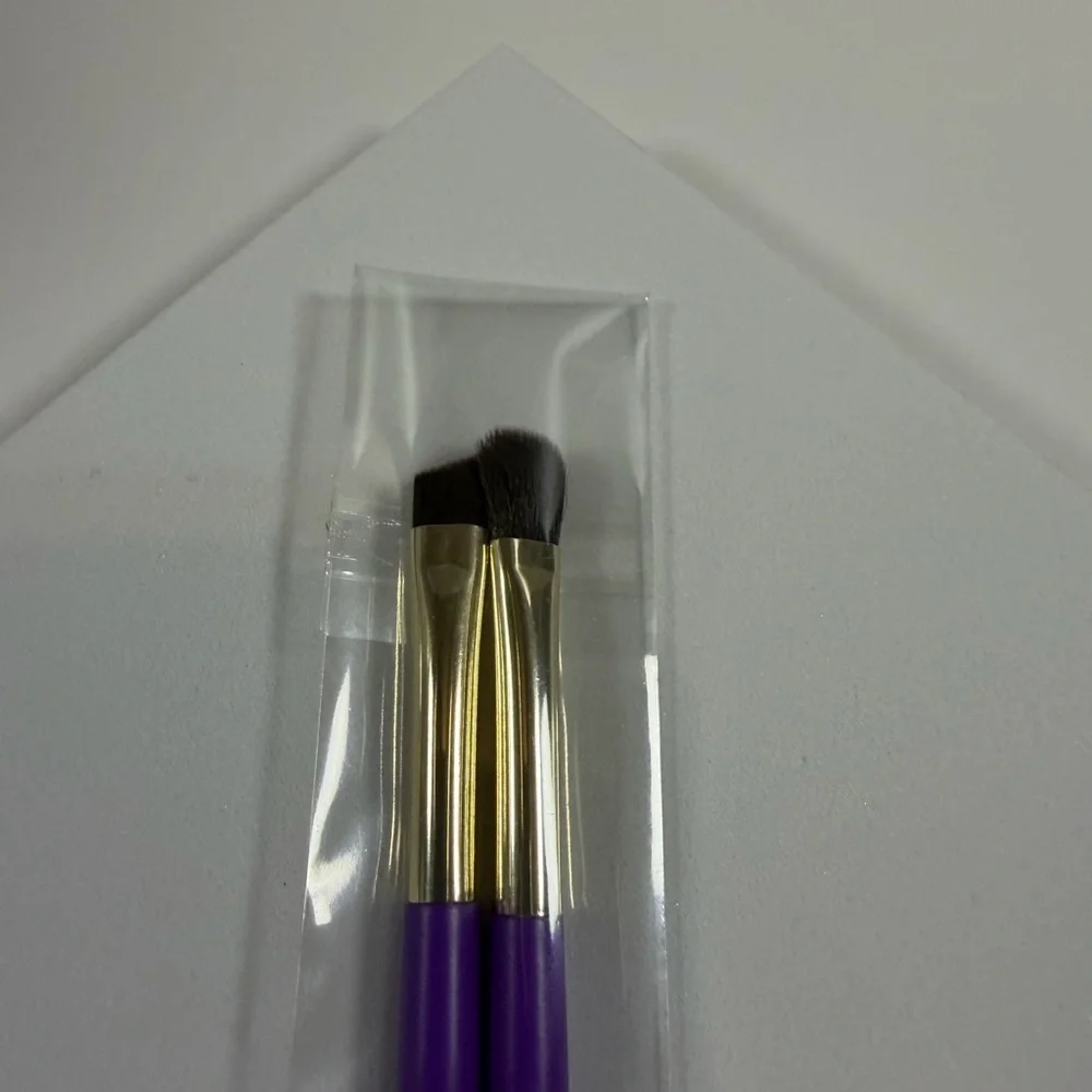 🩷5/$10🩷 Purple and Gold Eye Brush Duo